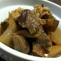 のぼし～'s cooksnap of when they made 牛すじと蒟蒻のどて煮〜ゴボウ入り〜.