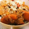 たまごが好き's cooksnap of when they made 豚肉とかぼちゃのピリ辛炒め.