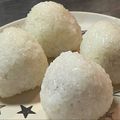★なみ☆'s cooksnap of when they made ♡ミートボールおにぎり♡.