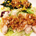きみどりっぺ's cooksnap of when they made ウマ！簡単！茹で鶏のネギソースがけ.