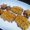 スーパークランパ♪'s cooksnap of when they made ハッピーハロウィンクッキー（ホットケーキミックスを使って）.