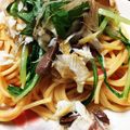 渕かおりん's cooksnap of when they made 簡単☆サンマのさっぱり和風パスタ.