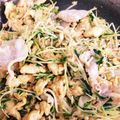akaw's cooksnap of when they made 豆苗とえのきのマヨポン炒め.