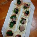 エルキー's cooksnap of when they made 生ハムチーズのクラッカー苺のソース♪.