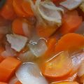 ハシコ82's cooksnap of when they made ニンジンと玉ねぎとハムの鶏がら煮.