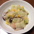 yukoーbeans's cooksnap of when they made 【超簡単】白菜と小エビのクリーム煮.