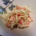tamotan∞'s cooksnap of when they made 大根とかにかまのマヨわさ.