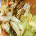 sayacook38's cooksnap of when they made さば味噌煮のピリ辛野菜炒め.