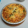 kuma−tomo's cooksnap of when they made 簡単☆ほうれん草とベーコンのキッシュ.