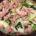 けんちゃんひーちゃん's cooksnap of when they made チンゲン菜と 豚肉の オイスター炒め♪.