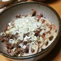 ハチワレねこ's cooksnap of when they made 豚肉とレンコンの梅肉炒め.