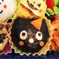 たけチャンmama's cooksnap of when they made キャラ弁*黒猫noハロウィン弁当.