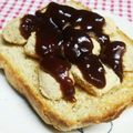 みっくママ's cooksnap of when they made 夏メニュー！わらび餅黒蜜こし餡トースト.
