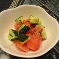 ジョングレ's cooksnap of when they made 簡単☆トマトと胡瓜のピリ辛中華サラダ.