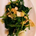 Harunonioi's cooksnap of when they made 白菜&ほうれん草中華風サラダ.
