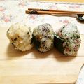 komutatata's cooksnap of when they made 紅生姜と青海苔のおにぎり.