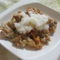 miyuki12's cooksnap of when they made ❁豚肉コチュ炒め大根おろし和え❁.