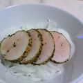 わべあす's cooksnap of when they made 保存料・着色料無添加！安心鶏ハム.