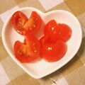 あーもこ's cooksnap of when they made サラダに♡♥ハートマト♥♡.