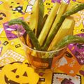 あーもこ's cooksnap of when they made いんげん&さつまいもハロウインスティック.