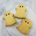 ichichi10's cooksnap of when they made 簡単！おばけのチョコサンドクッキー.