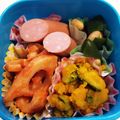 ＊はみ＊'s cooksnap of when they made おさかなソーセージのカラフル炒め.