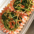 keico✿'s cooksnap of when they made 水菜と桜えびのおひたし【お弁当/赤・緑】.