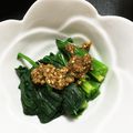 ☆mayamiki☆'s cooksnap of when they made ■糖質制限■卵ほうれん草ごまあえ簡単副菜.