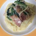 shiberryyy's cooksnap of when they made ★簡単★ヘルシ〜！豆乳カルボナーラ.