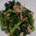 matsutama's cooksnap of when they made 春菊とツナの和え物.