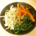 クックJUMVH5☆'s cooksnap of when they made ほうれん草･人参･もやしのナムル.