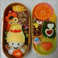 ゆずゼリー♪'s cooksnap of when they made キャラ弁　ウインナーのおかず　ねずみ.