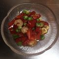 ラクラクダ's cooksnap of when they made ✿小エビとグリンピースのバジル炒め✿.