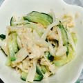 あこ♪あき's cooksnap of when they made エノキダケとキュウリのたらこ和え.