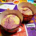 ゑﾁｬﾝ's cooksnap of when they made 秋色♪紫芋とかぼちゃのマーブルマフィン.