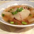 didiko's cooksnap of when they made かぶのそぼろスープ.