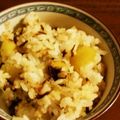 yam5656's cooksnap of when they made さつまいもと塩昆布の味ご飯.
