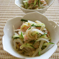 時花菜's cooksnap of when they made きゅうりともやしとハムの胡麻和え☆.