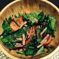 midorun's cooksnap of when they made かりかりベーコンとほうれん草のサラダ.
