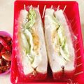 ゆーこリン♡'s cooksnap of when they made 簡単！ビジュアル系？カフェ風サンドイッチ.