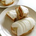 ねぎ缶's cooksnap of when they made 冷たい梨と温かトーストのびっくりコラボ.