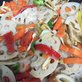 クックUU3OU1☆'s cooksnap of when they made ししとうと蓮根の味噌炒め.