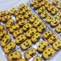 fairy303's cooksnap of when they made ハロウィンに！！かぼちゃクッキー.