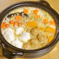 つちかな's cooksnap of when they made 鶏団子の白みそ仕立て チーズ鍋スープ.