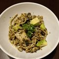 KanaShindo's cooksnap of when they made ペスト・チキン・パスタ.