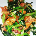 かほたくhy's cooksnap of when they made ほうれんそうとウインナーの炒め物.