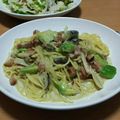 ☆sw☆'s cooksnap of when they made 簡単☆アボカドとベーコンのクリームパスタ.