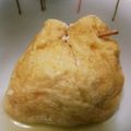 kokakokko's cooksnap of when they made ネギ餅卵の巾着☆簡単.