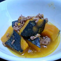 itreal's cooksnap of when they made かぼちゃとそぼろ.
