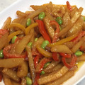 ChunChun☆≡'s cooksnap of when they made ジャガイモとパプリカのオイマヨ炒め.